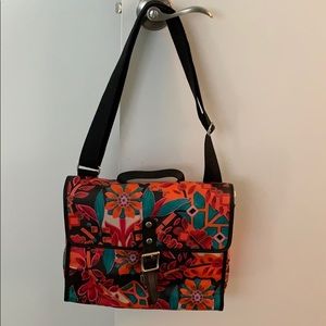 Fossil Floral Crossbody Satchel